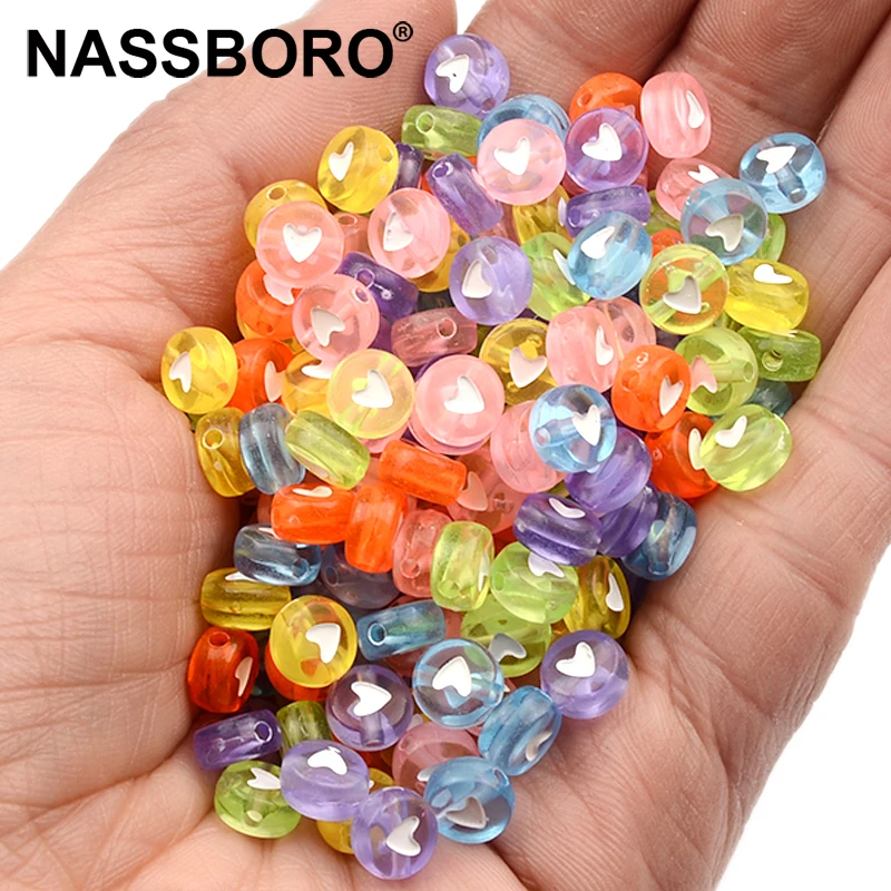 100pcs/lot 4x7mm Transparent Color Acrylic White Heart Shape Beads For Jewelry Making Loose Spacer Beads DIY Bracelet Necklace
100pcs/lot 4x7mm Transparent Color Acrylic White Heart Shape Beads For Jewelry Making Loose Spacer Beads DIY Bracelet Necklace
