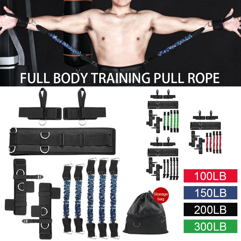 1 Set Professional Fitness Fighting Bounce Trainer Leg Resistance Band Set Boxing Exercise Belt Strength Workout Elastic Band
1 Set Professional Fitness Fighting Bounce Trainer Leg Resistance Band Set Boxing Exercise Belt Strength Workout Elastic Band