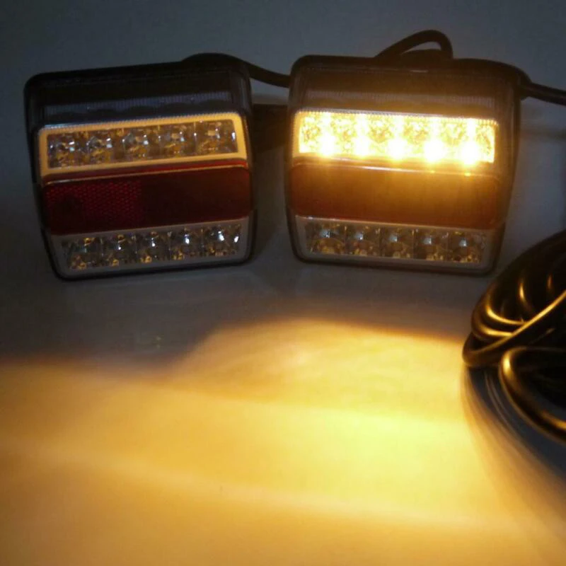 Parts Replacement IP68 2Pcs Rear Left Right LED Submersible Tail Lights Trailer Kit Boat Marker Truck Waterproof ABS Durable
Parts Replacement IP68 2Pcs Rear Left Right LED Submersible Tail Lights Trailer Kit Boat Marker Truck Waterproof ABS Durable