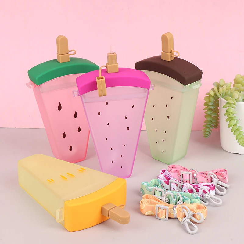 Summer Plastic Straw Popsicle Water Bottle Cute Ice Cream Water Bottle Portable Kids Water Bottles For Girls With Straw Cup Rope 
Summer Plastic Straw Popsicle Water Bottle Cute Ice Cream Water Bottle Portable Kids Water Bottles For Girls With Straw Cup Rope