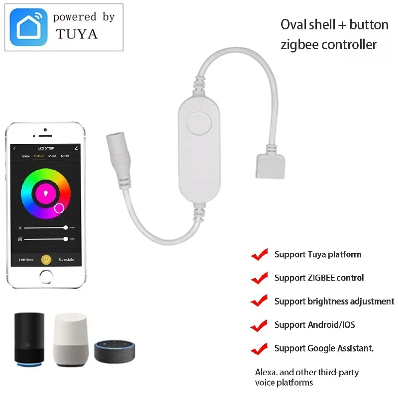 Tuya 3,0 Смарт RGB светильник ленты 5-24 В LED RGB Управление; Zigbee шлюз/Wi-Fi, Управление Поддержка Amazon Alexa и Google Assistant, IFTTT
Tuya 3,0 Смарт RGB светильник ленты 5-24 В LED RGB Управление; Zigbee шлюз/Wi-Fi, Управление Поддержка Amazon Alexa и Google Assistant, IFTTT