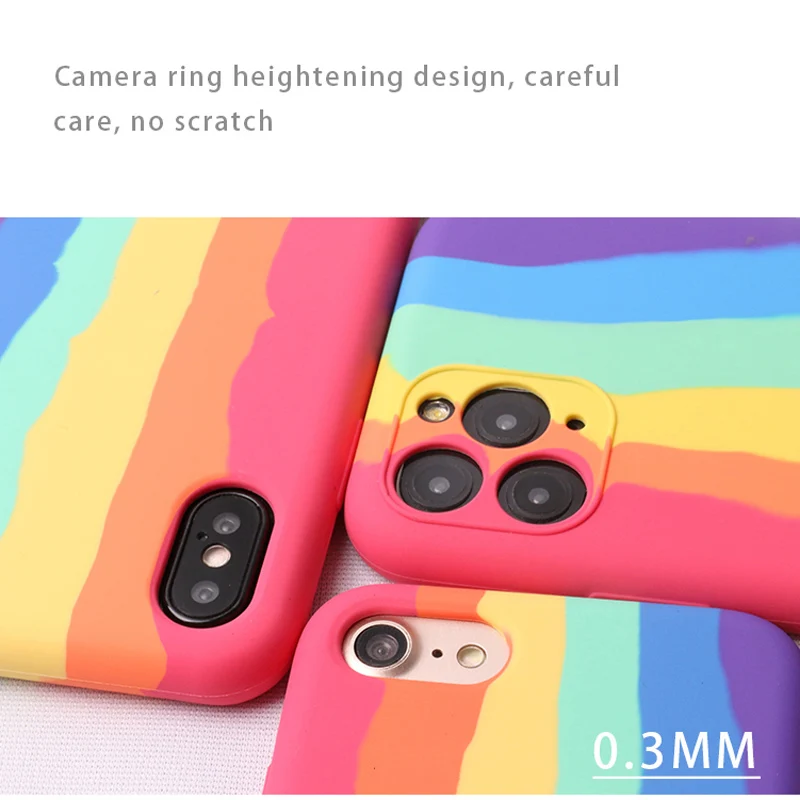OSEVPORF Luxury Case For Apple iPhone 11 Pro Max SE 2 2020 7 8 6 6S Plus X XS MAX XR Cute Candy Rainbow Soft Silione Back Cover
OSEVPORF Luxury Case For Apple iPhone 11 Pro Max SE 2 2020 7 8 6 6S Plus X XS MAX XR Cute Candy Rainbow Soft Silione Back Cover