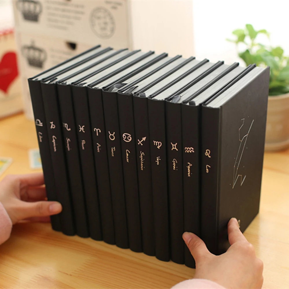 1pcs Creative trends Twelve constellations Hardcover Notebook cute personal diary agenda notebooks school Composition caderno
1pcs Creative trends Twelve constellations Hardcover Notebook cute personal diary agenda notebooks school Composition caderno