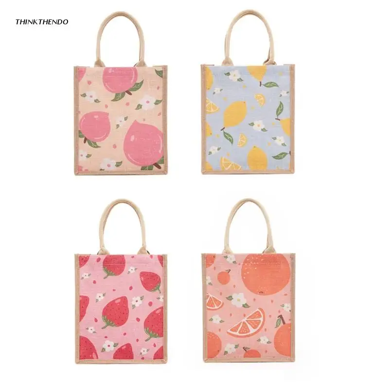 Women's Shopper Tote Bag Summer Lunch Fruit Printing Gift Bags Female Handbags Printed Multipurpose Reusable Grocery Pou
Women's Shopper Tote Bag Summer Lunch Fruit Printing Gift Bags Female Handbags Printed Multipurpose Reusable Grocery Pou