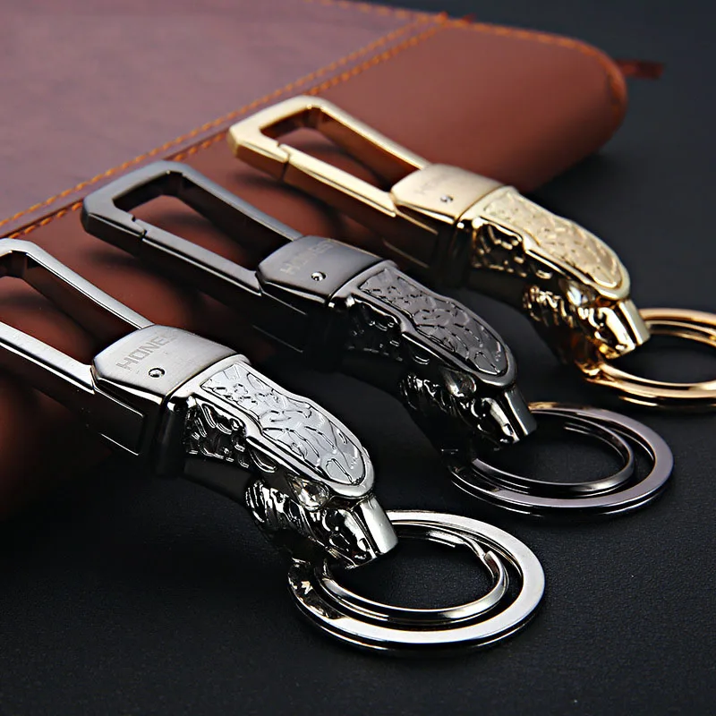 Kirsite Key Chain Car Keychain for Men and Women,Ring Hook Key Ring Holder Leopard Head Key Chain Metal Pendant Small Gift
Kirsite Key Chain Car Keychain for Men and Women,Ring Hook Key Ring Holder Leopard Head Key Chain Metal Pendant Small Gift
