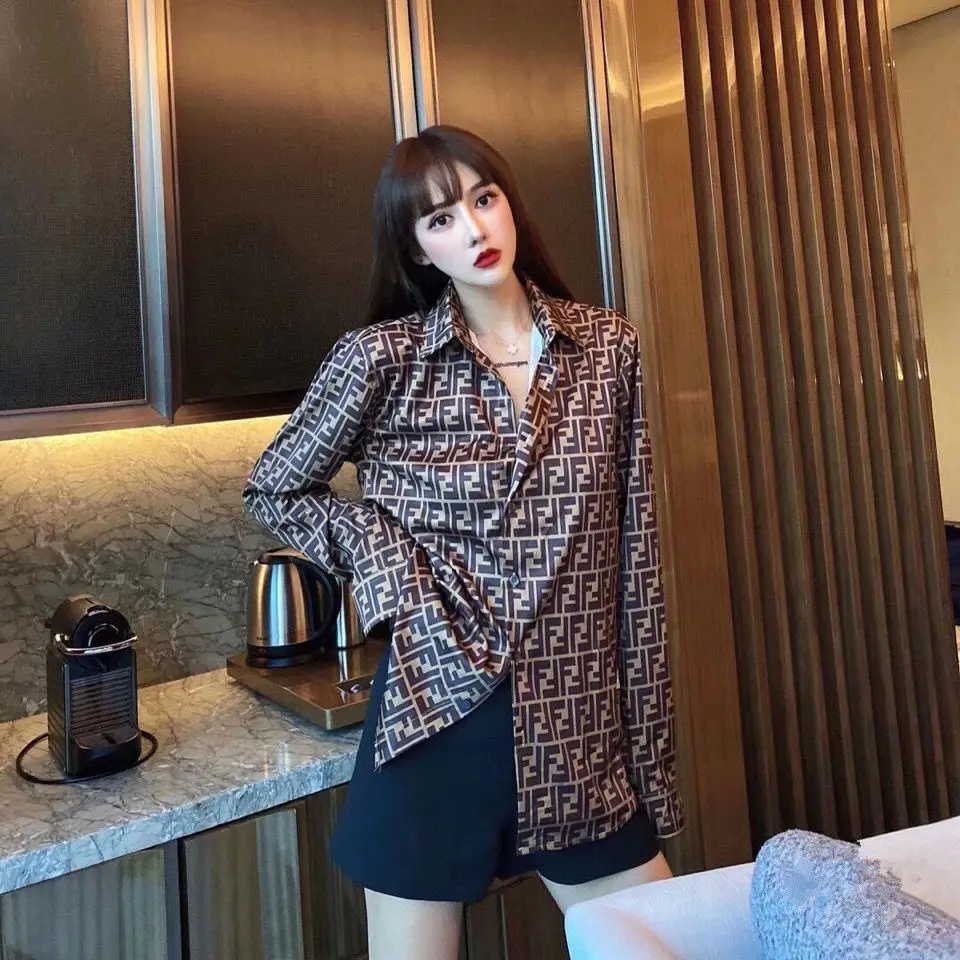 Light Luxury Spring and Autumn New Long Sleeve Loose Fashion Shirt Coat Printed Satin Medium Length Blouse
Light Luxury Spring and Autumn New Long Sleeve Loose Fashion Shirt Coat Printed Satin Medium Length Blouse