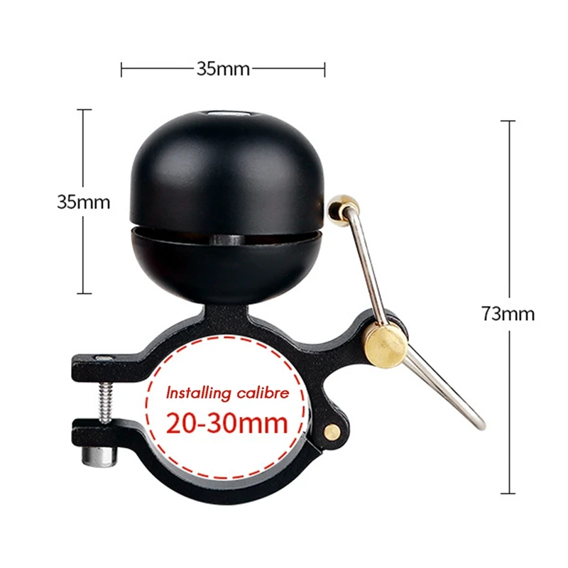 Bike Bell, Classic Copper Bicycle Bell, Retro Bike Bell with Crisp Loud Sound for Road Bike Mountain Bike City Bike
Bike Bell, Classic Copper Bicycle Bell, Retro Bike Bell with Crisp Loud Sound for Road Bike Mountain Bike City Bike