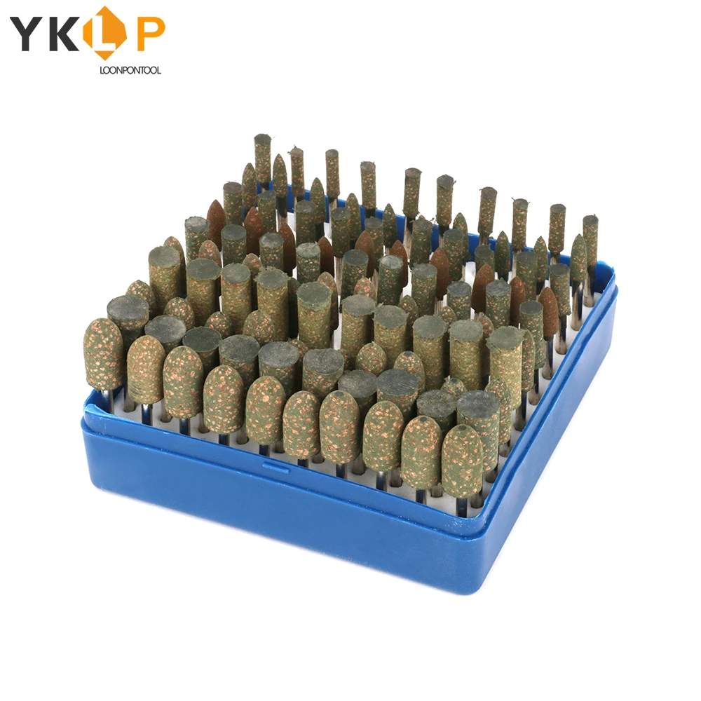 100Pcs/box 1/8" shank Assorted Sesame Rubber Mounted Point Grinding Head Dremel Rotary Tools for Polishing Metal, Wood, Jewelry
100Pcs/box 1/8" shank Assorted Sesame Rubber Mounted Point Grinding Head Dremel Rotary Tools for Polishing Metal, Wood, Jewelry