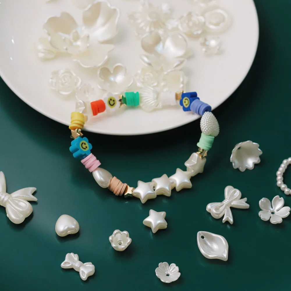20Pcs/lot Acrylic Flower-shaped Imitation Pearl Beads Charm Beads Necklace Bracelet Decoration For DIY Jewelry Making Findings
20Pcs/lot Acrylic Flower-shaped Imitation Pearl Beads Charm Beads Necklace Bracelet Decoration For DIY Jewelry Making Findings
