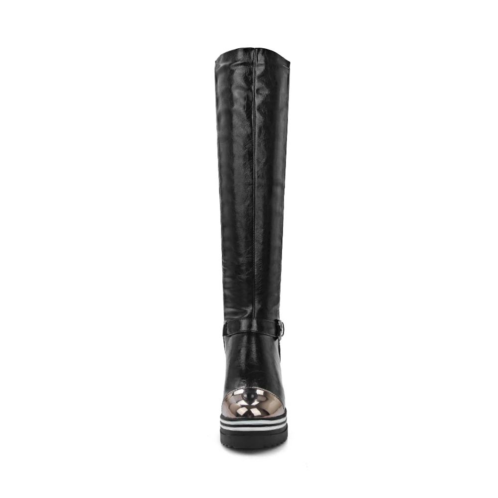 Dilalula Large Size 34-43 Fashion Boots Women Shoes Woman Boots Fashion Wedge High Heels Winter Patchwork knee-high Boots
Dilalula Large Size 34-43 Fashion Boots Women Shoes Woman Boots Fashion Wedge High Heels Winter Patchwork knee-high Boots