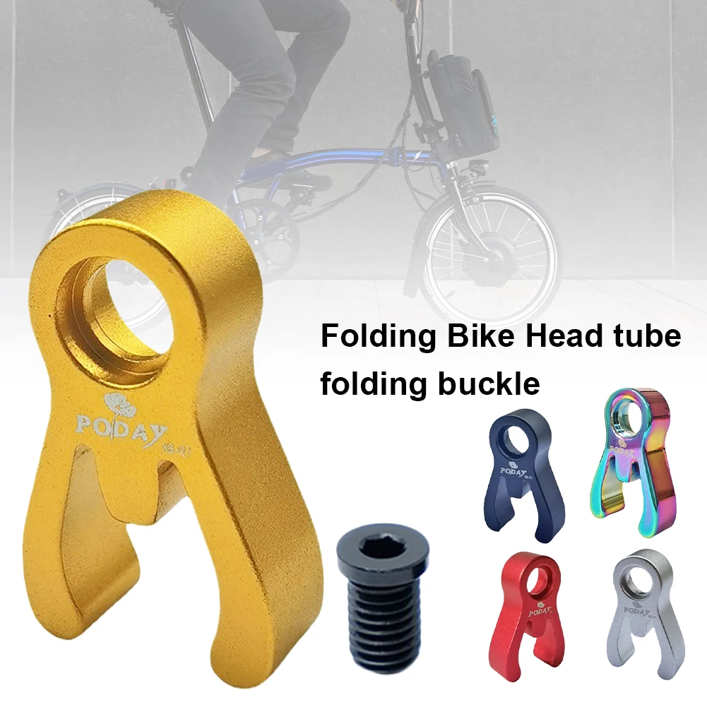 Aluminum alloy Folding Bike Head Tube Catcher Front Fork Holder Catcher Crab Clamp For Brompton 3Sixty Folding Bicycle Accessory
Aluminum alloy Folding Bike Head Tube Catcher Front Fork Holder Catcher Crab Clamp For Brompton 3Sixty Folding Bicycle Accessory