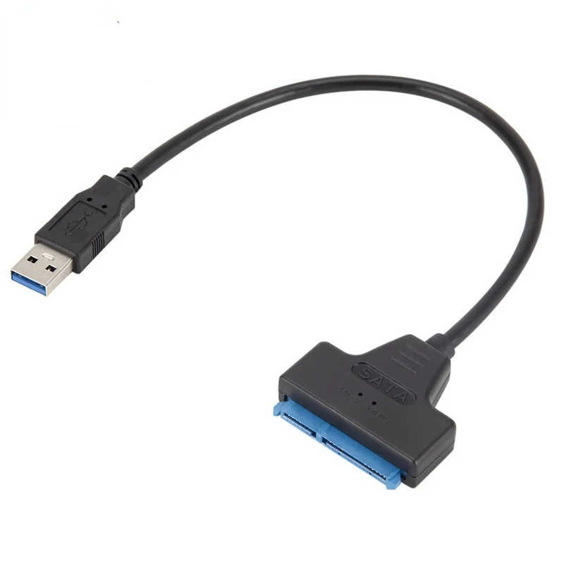 

USB2.0/3.0 To SATA 22pin Cable Adapter Converter Lines HDD SSD Connect Cord Wire for 2.5in Hard Disk Drives for Solid Disk Drive