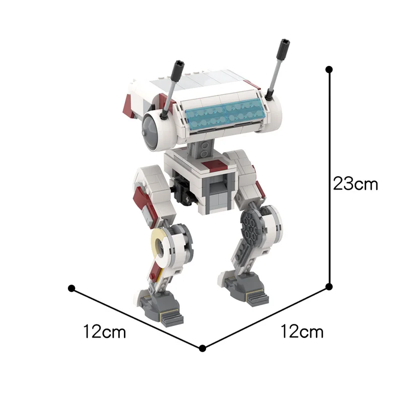 

BuildMoc High-Tech MOC Star Plan Fallen Order BD-1 Creator Intelligent Robot Building Blocks Bricks High-Tech Toys For Children