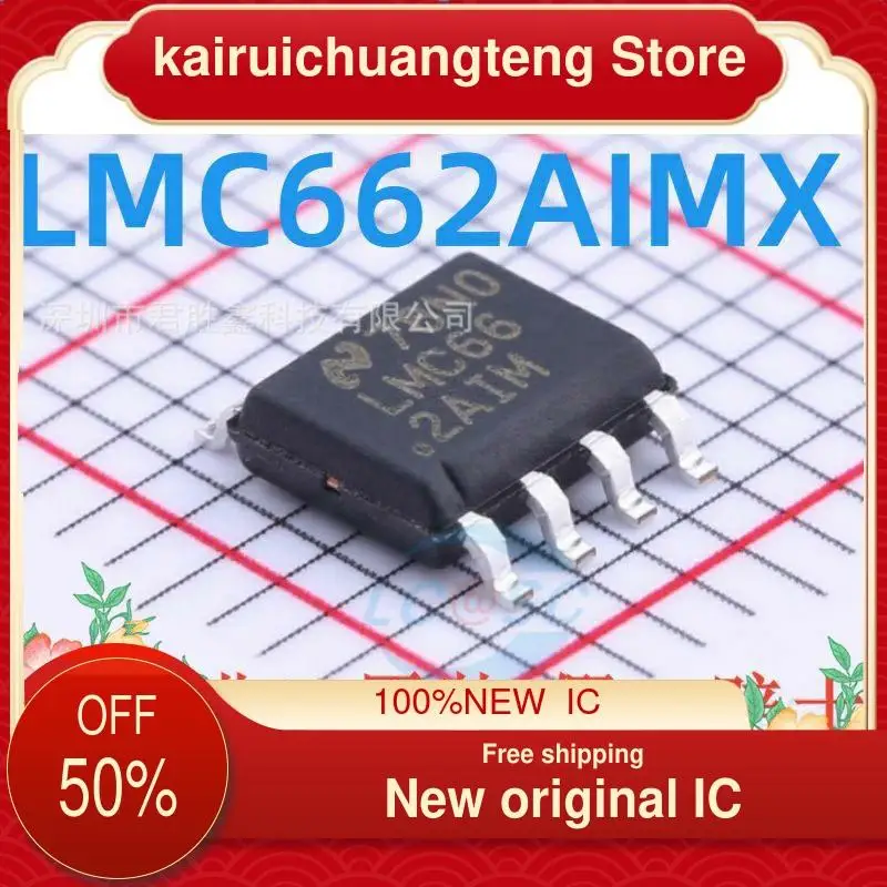(1PCS) LMC662AIMX LMC662AIM LMC662 SOP8 CMOS dual operational amplifier New original IC
(1PCS) LMC662AIMX LMC662AIM LMC662 SOP8 CMOS dual operational amplifier New original IC