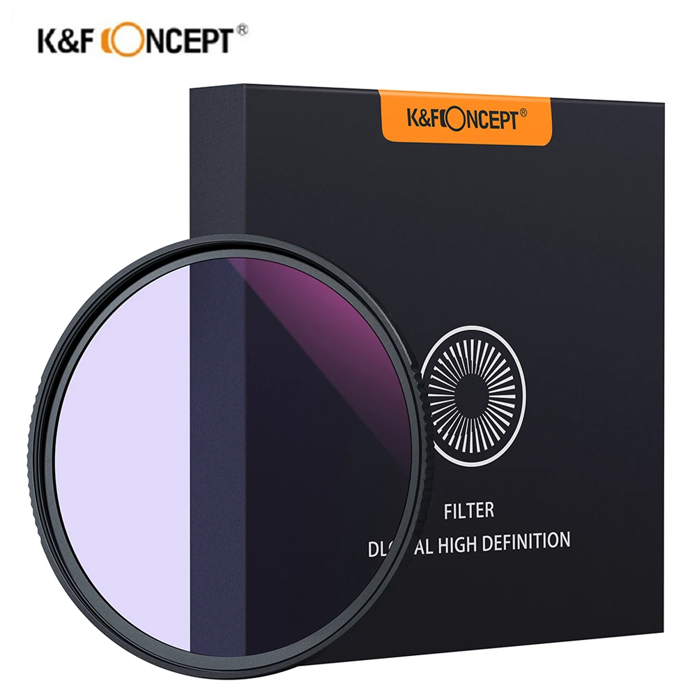 

K&F Concept Clear-Night Filter 52mm 58mm 67mm 72mm 77mm 82mm Multiple Layer Nano Coating Pollution Reduction for Night Sky/Star