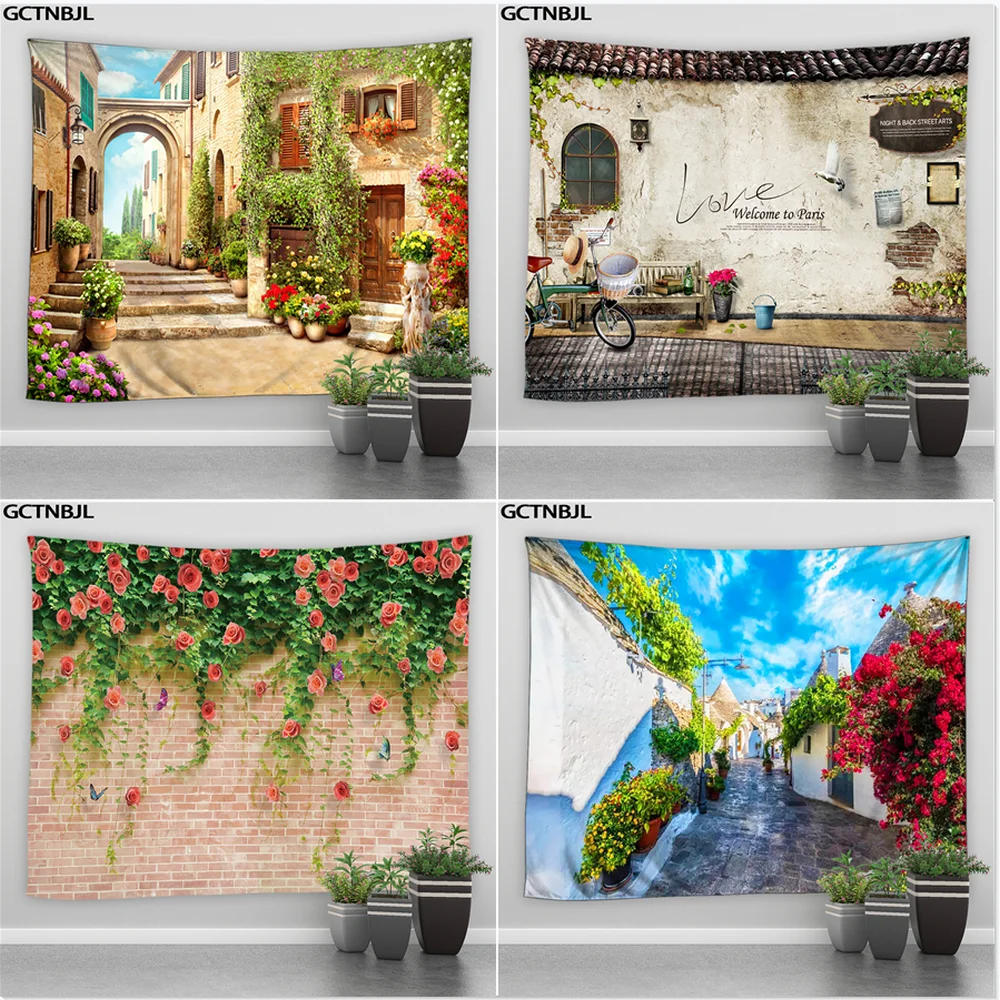 Europ Garden Street View Tapestry Flower Wall Landscape Ltaly Architecture Decor Hippie Tapestries Wall Hanging 3D Print Blanket
Europ Garden Street View Tapestry Flower Wall Landscape Ltaly Architecture Decor Hippie Tapestries Wall Hanging 3D Print Blanket