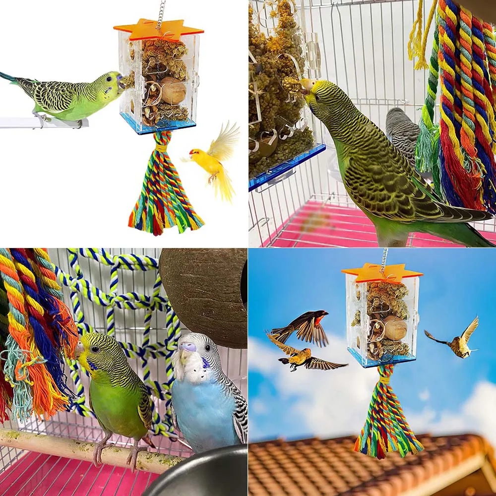 Colorful And Interesting Parrot Toys Woven Seaweed Bird Foraging Wall Toys Climbing Chewing Pad Toys Parrot Chewing Training
Colorful And Interesting Parrot Toys Woven Seaweed Bird Foraging Wall Toys Climbing Chewing Pad Toys Parrot Chewing Training