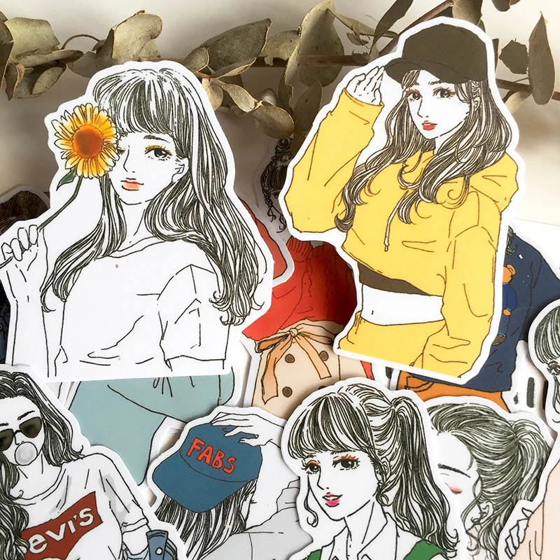 18PCS Coffee girl stickers DIY scrapbooking album journal diary happy planner gift seal decorative stickers
18PCS Coffee girl stickers DIY scrapbooking album journal diary happy planner gift seal decorative stickers