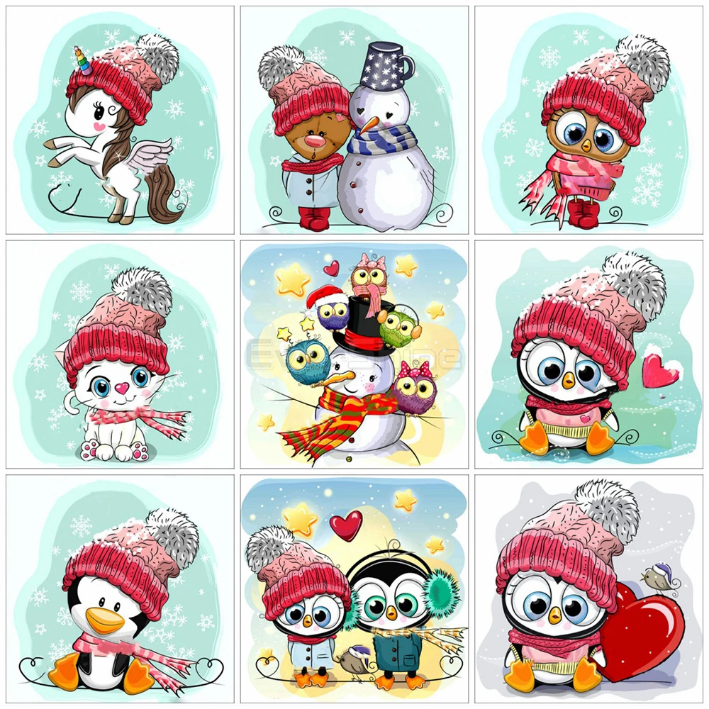EverShine Diamond Painting Full Square Cartoon Cross Stitch Diamond Embroidery Penguin Bead Picture Kits New Arrivals Home Decor
EverShine Diamond Painting Full Square Cartoon Cross Stitch Diamond Embroidery Penguin Bead Picture Kits New Arrivals Home Decor