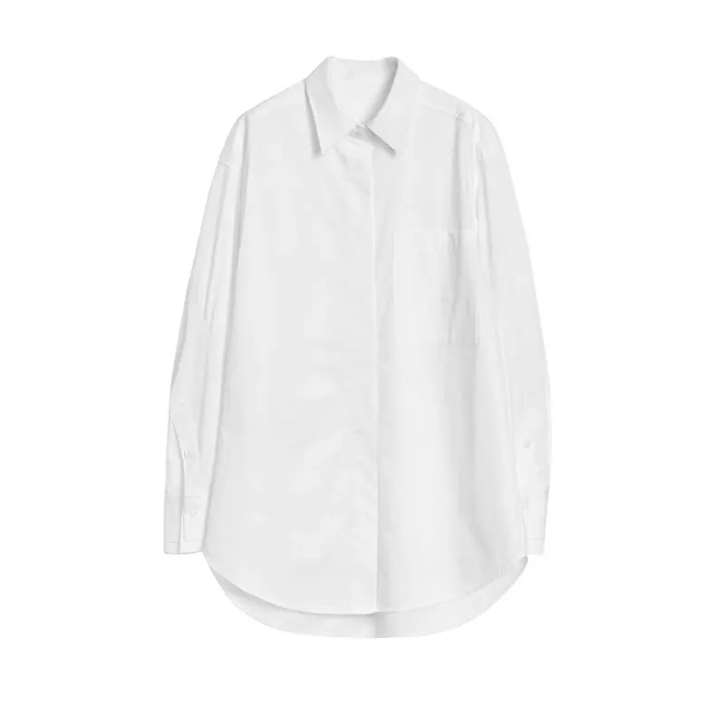 XITAO Asymmetrical Casual Shirt Women Tide Fashion New Style Turn Down Collar Long Sleeve Single Breasted Pocket Elegant ZY5051
XITAO Asymmetrical Casual Shirt Women Tide Fashion New Style Turn Down Collar Long Sleeve Single Breasted Pocket Elegant ZY5051