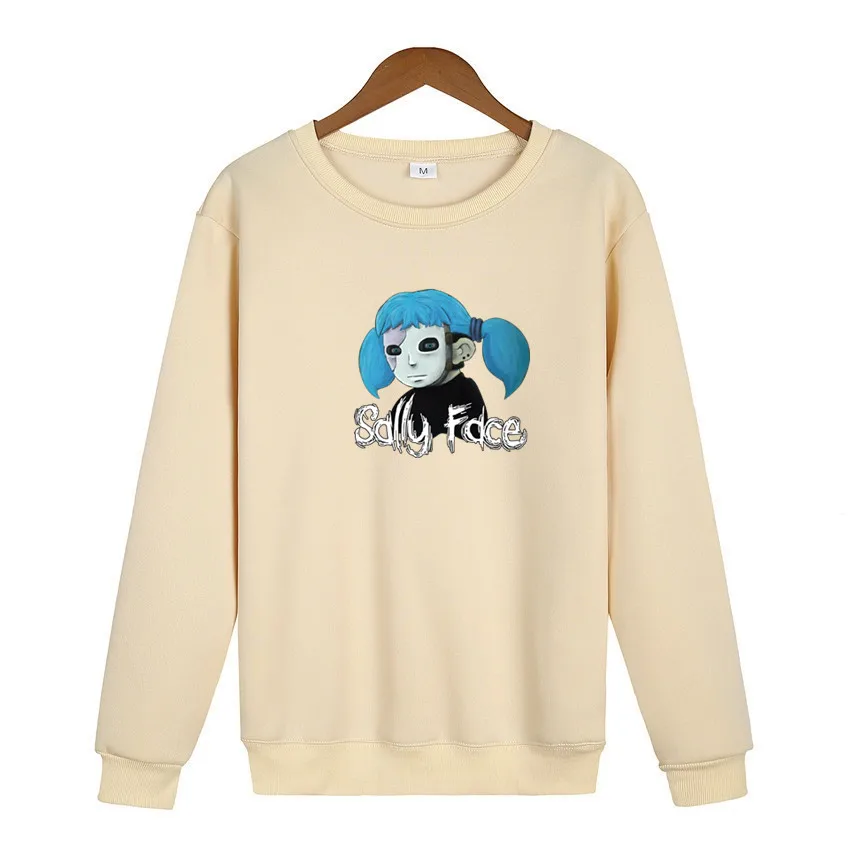 Sally Face Crew Neck Pullover Sweatshirt Men's Women's Long Sleeve Winter Warm Japanese Streetwear Hip Hop Casual Fashion Style 
Sally Face Crew Neck Pullover Sweatshirt Men's Women's Long Sleeve Winter Warm Japanese Streetwear Hip Hop Casual Fashion Style
