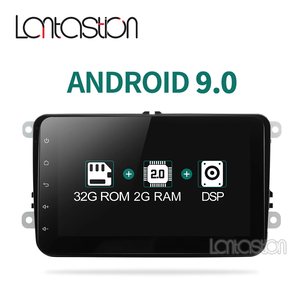 2 + 32G Android 9 0 Автомобильный gps навигатор для VW Volkswagen SKODA GOLF 5 Golf 6 POLO PASSAT B5 B6 JETTA TIGUAN