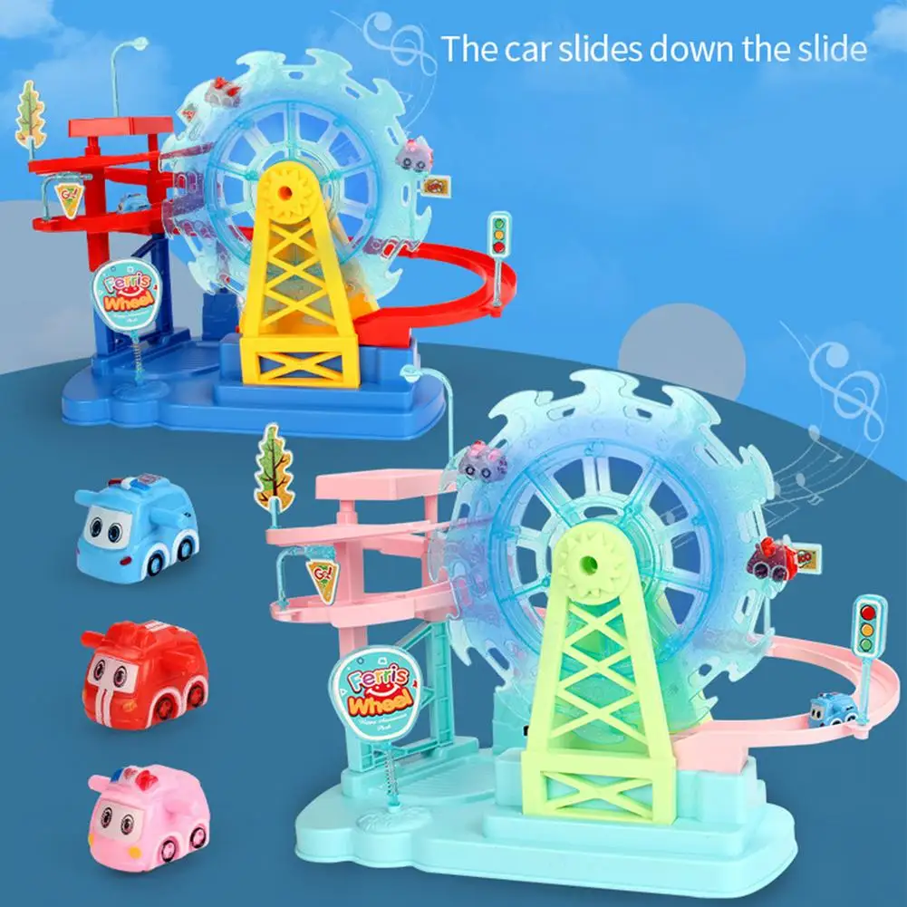 Children's Car Adventure 3D Rotating Wheel Building With Track And Car 3 Modes Auto-run Wheel Electric Toy Powered By USB And 3
Children's Car Adventure 3D Rotating Wheel Building With Track And Car 3 Modes Auto-run Wheel Electric Toy Powered By USB And 3