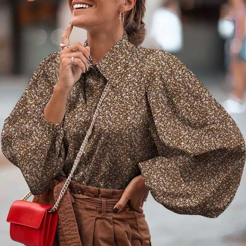 2021 Celmia Women Floral Printed Shirt Fashion Lantern Sleeve Blouses Casual Loose Party Elegant OL Blusas Femme
2021 Celmia Women Floral Printed Shirt Fashion Lantern Sleeve Blouses Casual Loose Party Elegant OL Blusas Femme