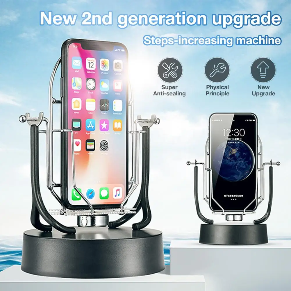 Phone Swing Device Automatic Safety Wiggler Phone Holder Electronic Perpetual Motion Machine For Increasing Number Of Steps
Phone Swing Device Automatic Safety Wiggler Phone Holder Electronic Perpetual Motion Machine For Increasing Number Of Steps