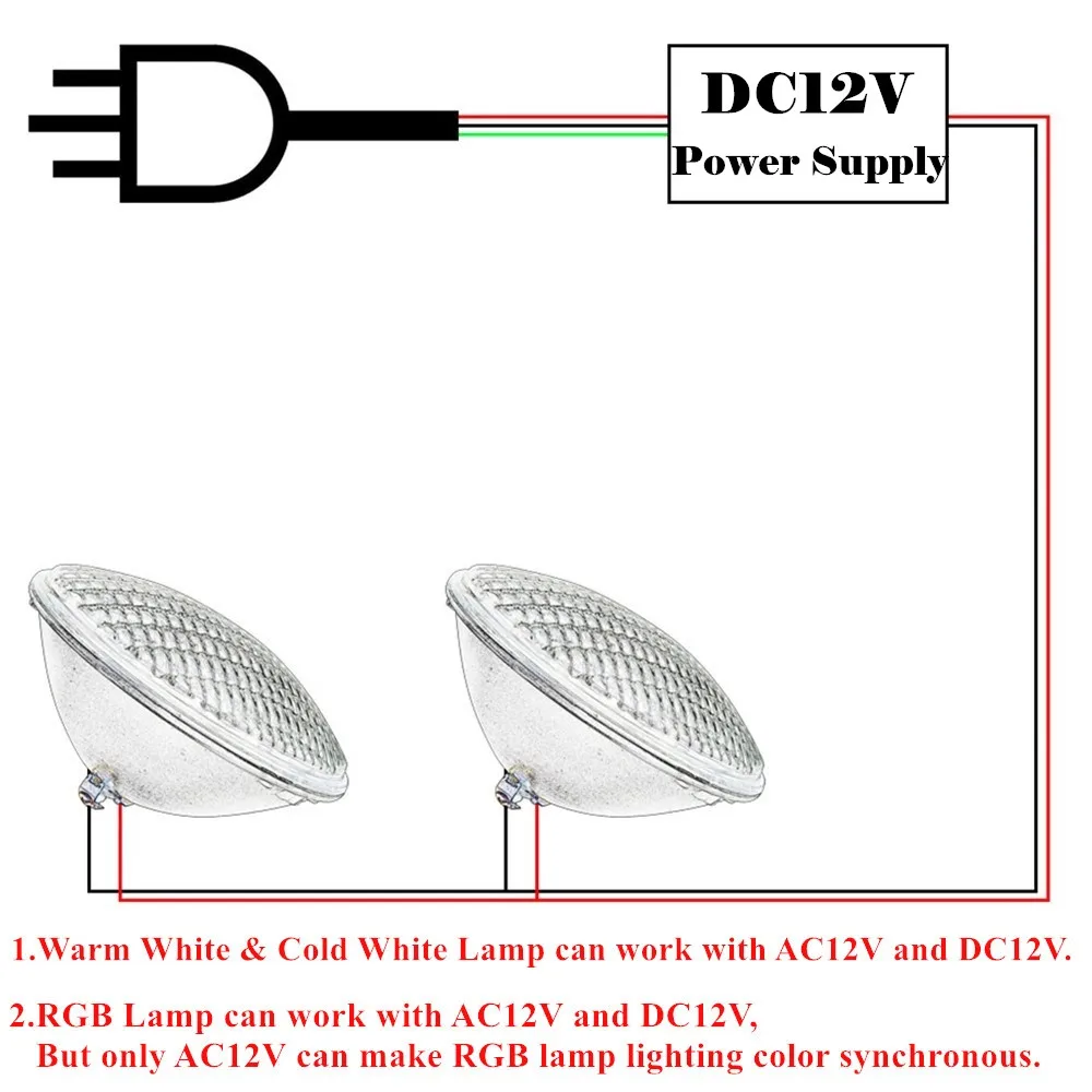 18 Вт 27 36 54 светодиодный бассейн огни rgb настенный подводный свет AC / DC 12V IP68