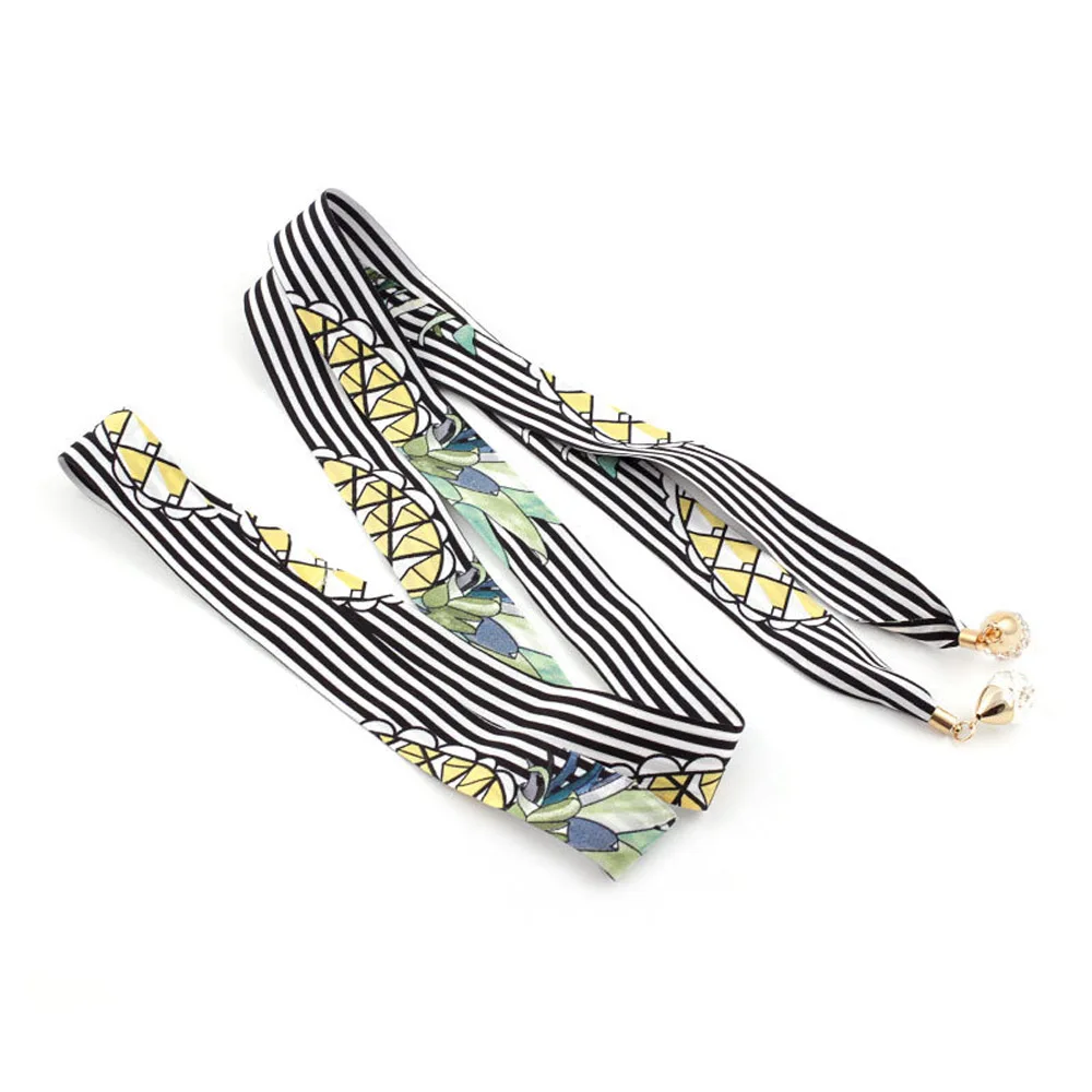 Women Floral Knotted Fabric Belts Crystal Pendant Chiffon Ribbon Girdle Dcor BLTYN0355
Women Floral Knotted Fabric Belts Crystal Pendant Chiffon Ribbon Girdle Dcor BLTYN0355