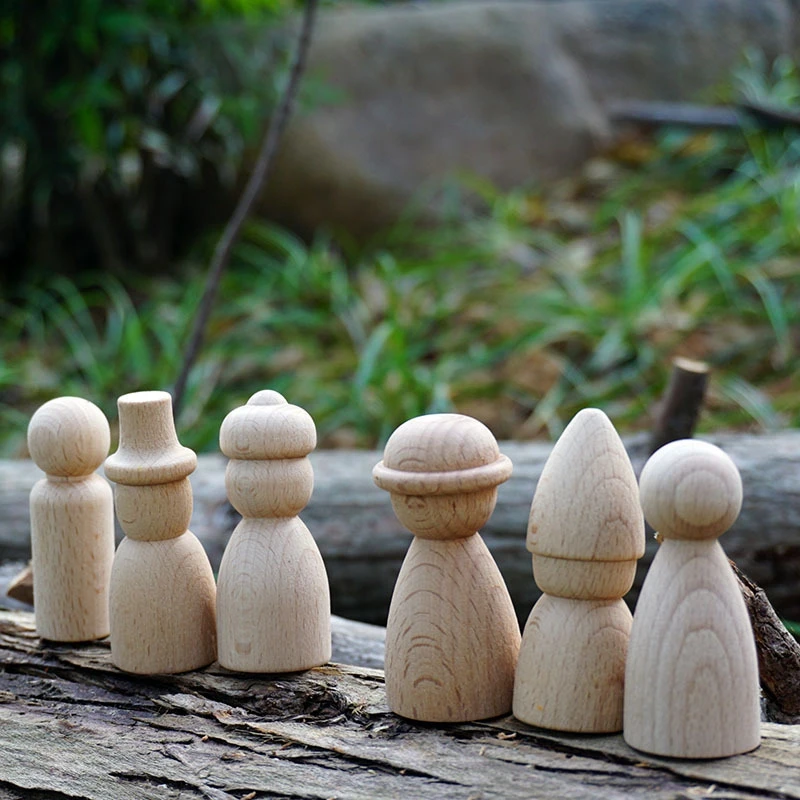 Wooden Peg Dolls Beech Wood Crafts Diy Handmade Blank Toy Nursery Decoration Women Men Unpainted Figures for Baby Toys
Wooden Peg Dolls Beech Wood Crafts Diy Handmade Blank Toy Nursery Decoration Women Men Unpainted Figures for Baby Toys