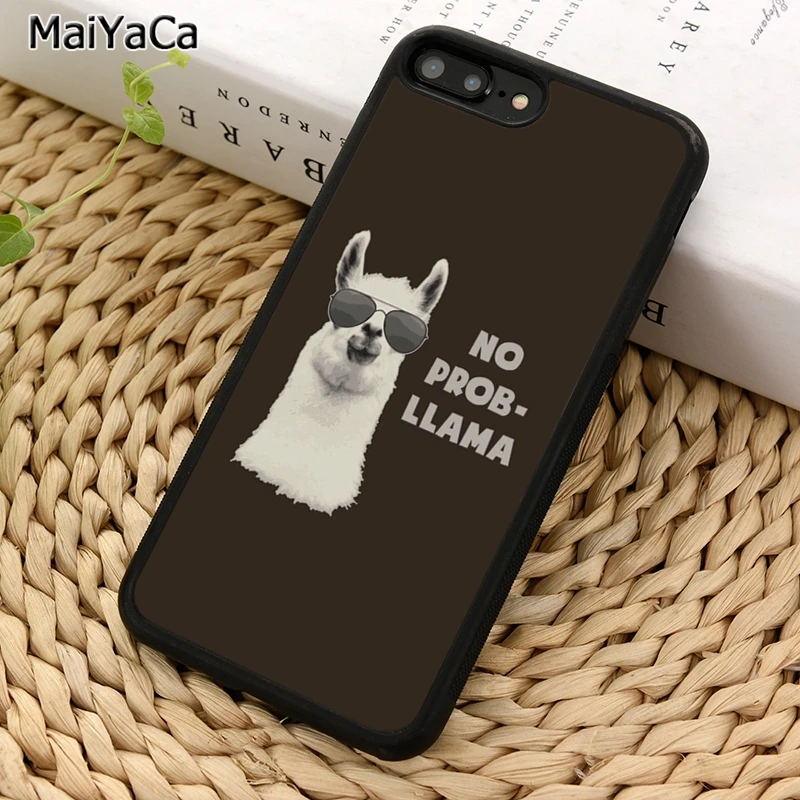 MaiYaCa Pro лама Альпака чехол для телефона с животными iPhone 5 6 S 7 8 plus 11 12 X XR XS Max Samsung Galaxy