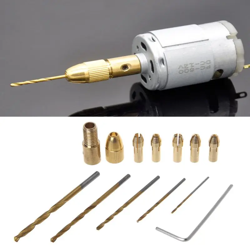 12Pcs 0.5-3mm Electric Hand Press Drilling Micro Twist Drill Bit Chuck Set Tool A0KF
12Pcs 0.5-3mm Electric Hand Press Drilling Micro Twist Drill Bit Chuck Set Tool A0KF