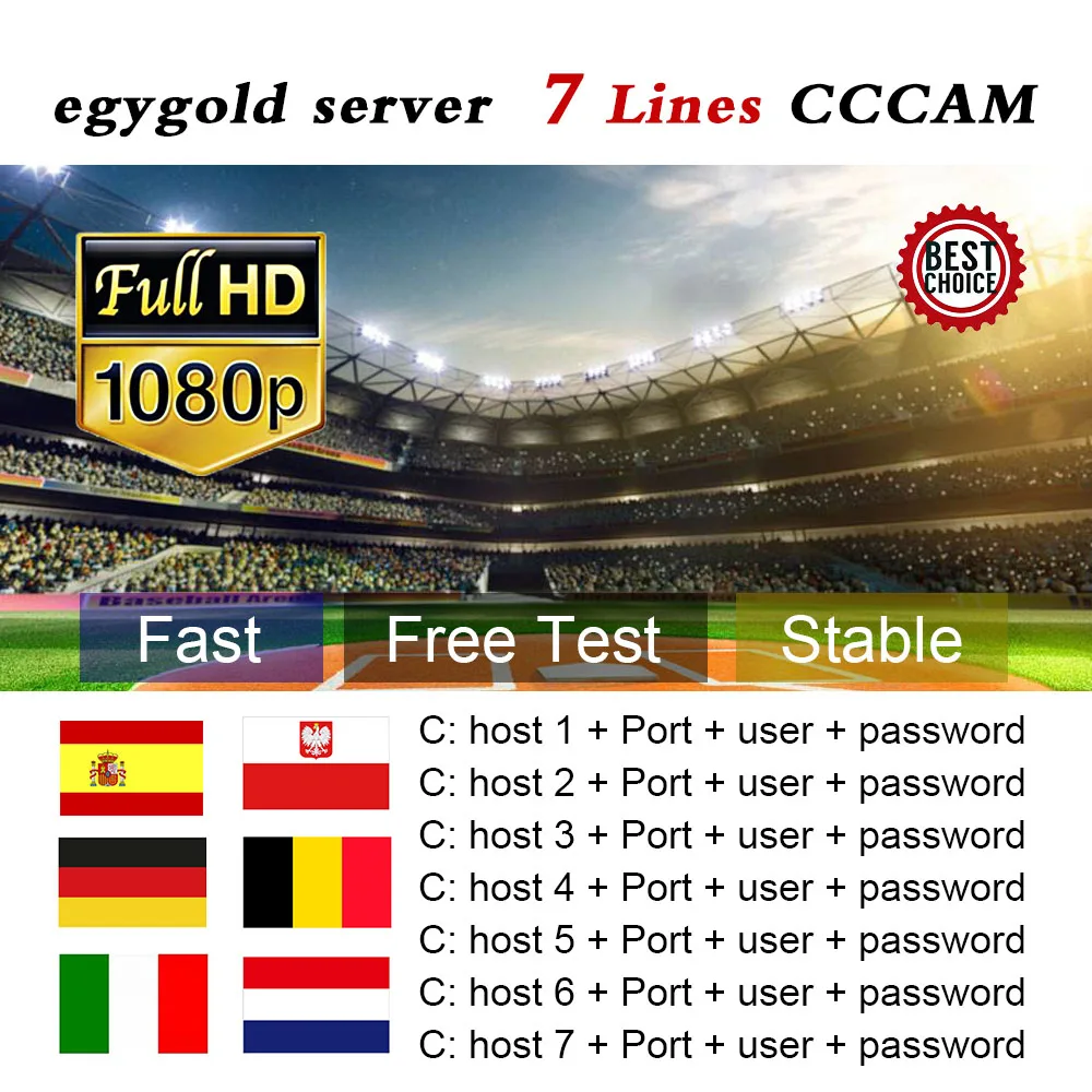 Cabo lineas para europa egygold ccam 7 linhas satélite DVB-S2 para gtmedia v8 nova v7s v9 super freesat
Cabo lineas para europa egygold ccam 7 linhas satélite DVB-S2 para gtmedia v8 nova v7s v9 super freesat