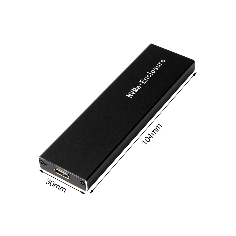 M.2 NVME SSD Case NVME SSD Enclosure Type-C Interface M.2 NVME Hard Disk Case Aluminum Alloy External Hard Drive Case with Cable
M.2 NVME SSD Case NVME SSD Enclosure Type-C Interface M.2 NVME Hard Disk Case Aluminum Alloy External Hard Drive Case with Cable