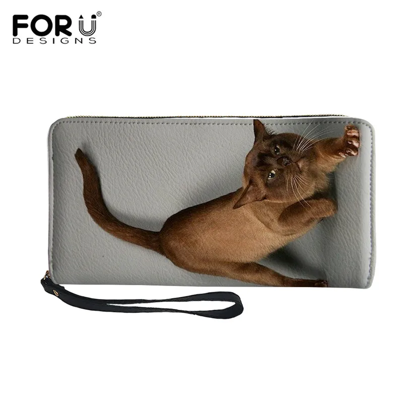FORUDESIGNS Wallet Female Cute Cat Printing Leather Wallets Women's Fashion Clutch Casual Purses Party Portomonee Long Coin 2021
FORUDESIGNS Wallet Female Cute Cat Printing Leather Wallets Women's Fashion Clutch Casual Purses Party Portomonee Long Coin 2021