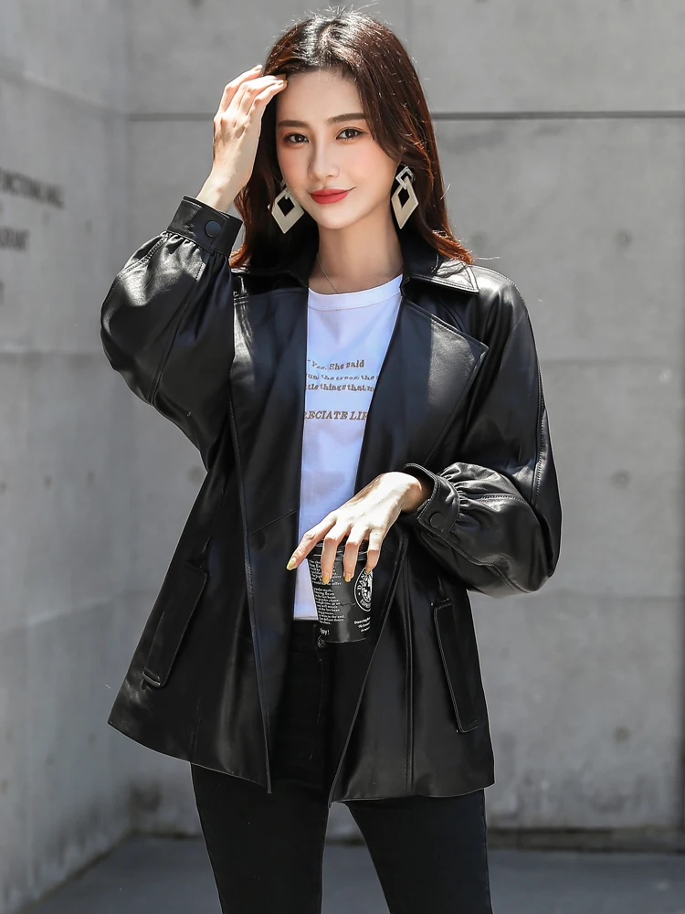 Genuine Leather Jacket Real Women Clothes 2020 Korean Sheepskin Coat Fashion Windbreaker Spring Chaqueta Mujer Z22202 KJ5422
Genuine Leather Jacket Real Women Clothes 2020 Korean Sheepskin Coat Fashion Windbreaker Spring Chaqueta Mujer Z22202 KJ5422
