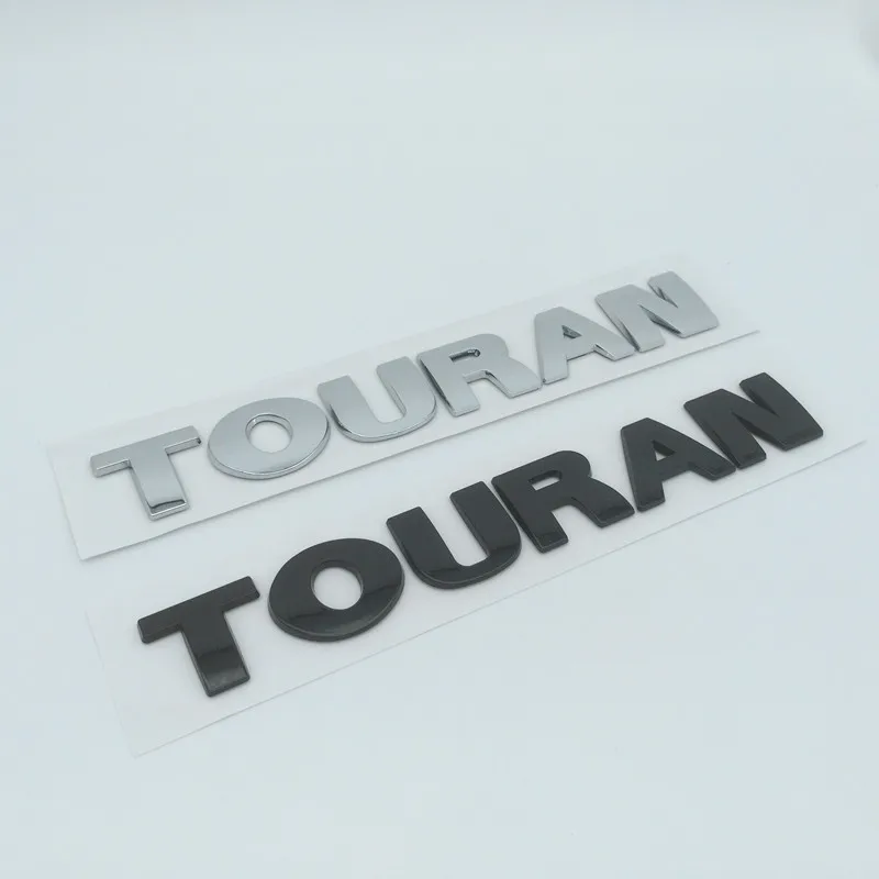 1 шт. 3D ABS высокое качество TOURAN Автомобильная буква задний хвост Наклейки на