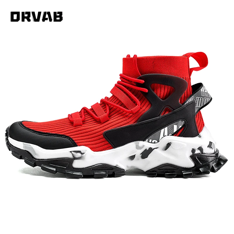Men Sneakers Casual Brand Fashion Athletic Shoes for Men High Top Sneakers Male Socks Footwear Black White Red Sock Shoes 2021
Men Sneakers Casual Brand Fashion Athletic Shoes for Men High Top Sneakers Male Socks Footwear Black White Red Sock Shoes 2021