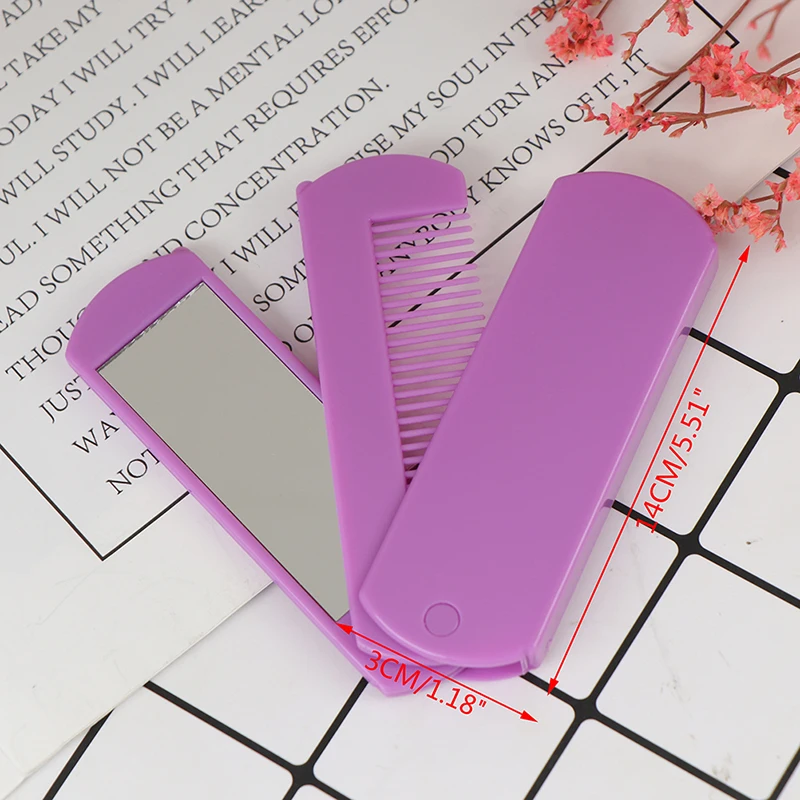 Portable Fold Hair Brush Mirror Professional Folding Hair Brush Travel Hair Comb Compact Pocket Size Purse Travel Comb
Portable Fold Hair Brush Mirror Professional Folding Hair Brush Travel Hair Comb Compact Pocket Size Purse Travel Comb