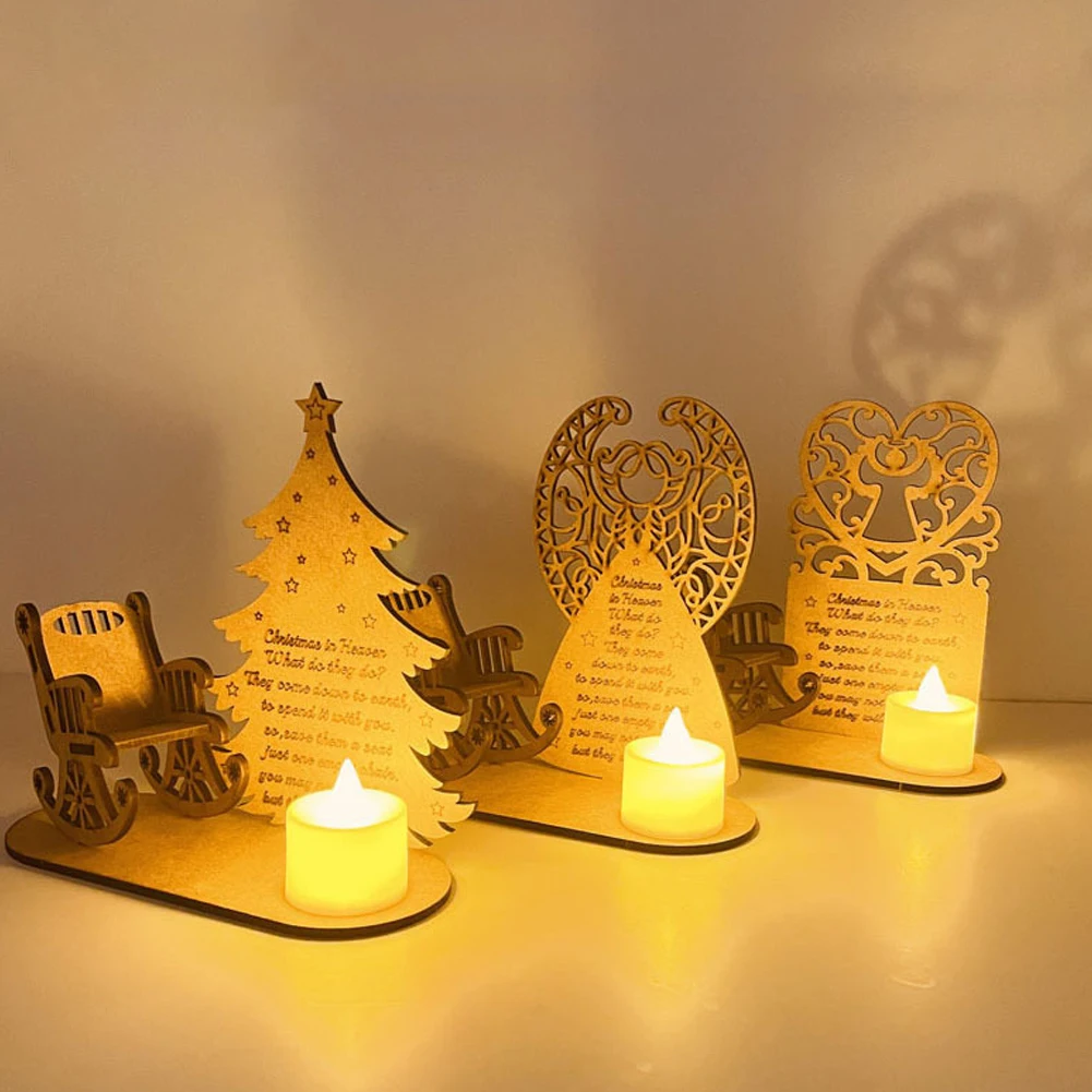 Christmas Candle Holder Wooden Remembrance Candle Holder Remember Loved Ones Desktop Memory Candlestick Ornament meaningful gift
Christmas Candle Holder Wooden Remembrance Candle Holder Remember Loved Ones Desktop Memory Candlestick Ornament meaningful gift