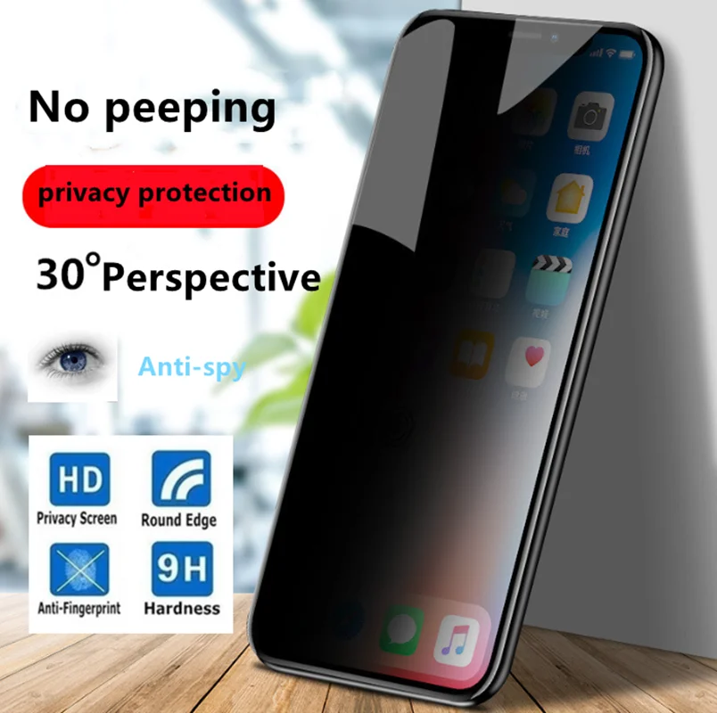 

Anti-spy Full Privacy Tempered Glass For LG K51 K31 K10 K20 K30 K40 K50 K41S K51S X625 Q61 Q60 Q51 Q7 V40 V60 Screen Protector
