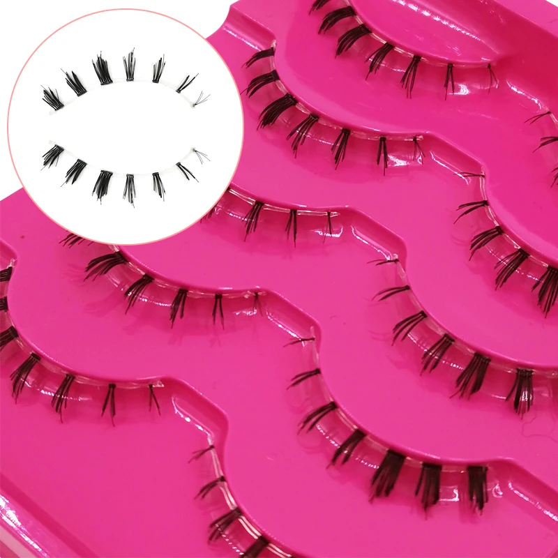 5 Pairs Lower Eyelashes Pack Under Eye Lashes Soft Lower Eyelashes 100% Handmade Clear Band Bottom Lashes
5 Pairs Lower Eyelashes Pack Under Eye Lashes Soft Lower Eyelashes 100% Handmade Clear Band Bottom Lashes