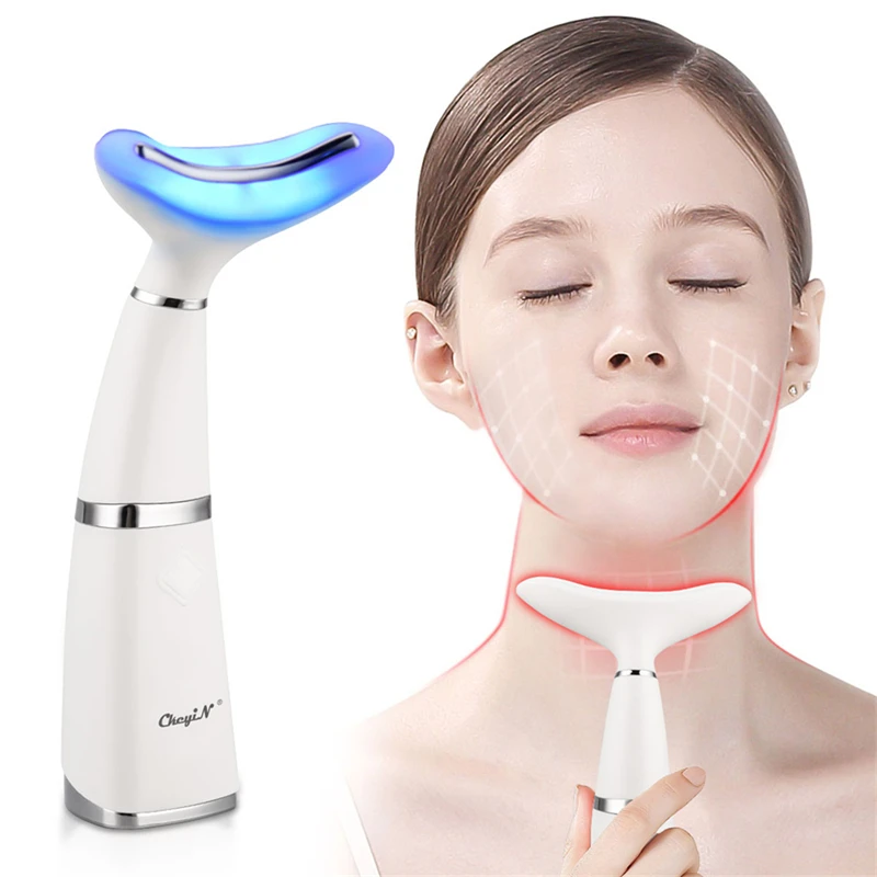 Double Chin Remover Neck Device LED Photon Heating Therapy Anti-Wrinkle Neck Care Vibration Lifting Tightening Massager
Double Chin Remover Neck Device LED Photon Heating Therapy Anti-Wrinkle Neck Care Vibration Lifting Tightening Massager