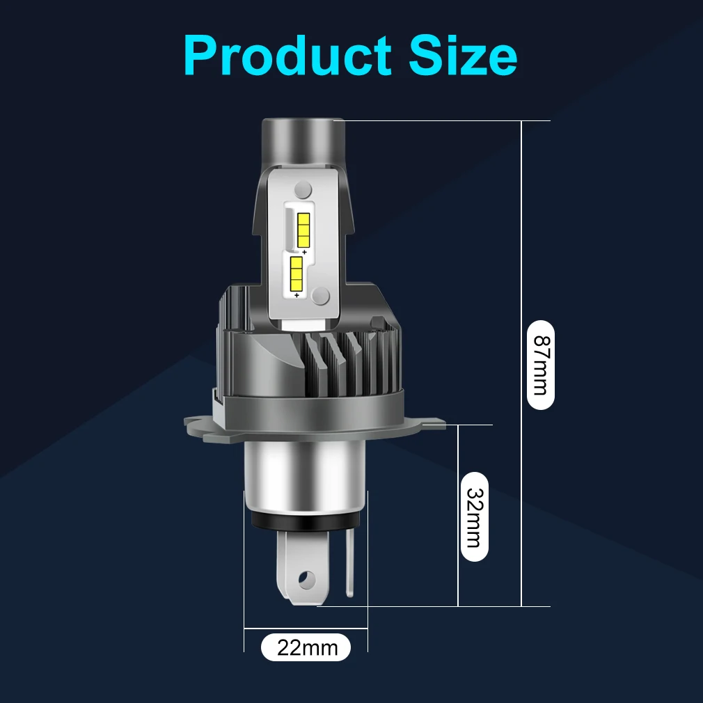 9003 HB2 H4 LED headlight bulbs motorcycle 12V 50W diode lamps LED H4 moto cars high beam dipped beam auto grade chips 6500K
9003 HB2 H4 LED headlight bulbs motorcycle 12V 50W diode lamps LED H4 moto cars high beam dipped beam auto grade chips 6500K
