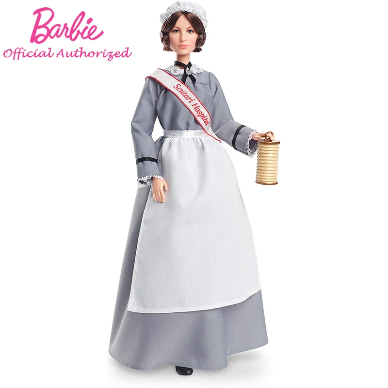 Barbie Inspiring Women Series Florence Nightingale Collectible Doll Nurse's Uniform Dress 12-Inch Kid Toys Girl GHT87 Birthday
Barbie Inspiring Women Series Florence Nightingale Collectible Doll Nurse's Uniform Dress 12-Inch Kid Toys Girl GHT87 Birthday