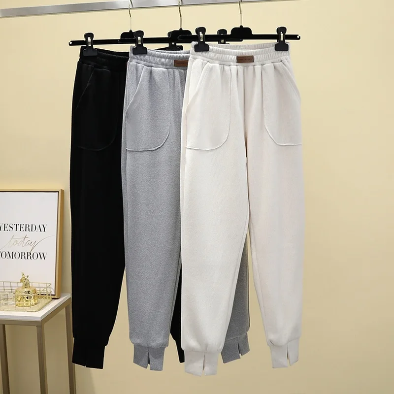 Женские повседневные брюки, новинка весны 2021, свободные облегающие брюки-султанки в Корейском стиле, уличная одежда
Женские повседневные брюки, новинка весны 2021, свободные облегающие брюки-султанки в Корейском стиле, уличная одежда