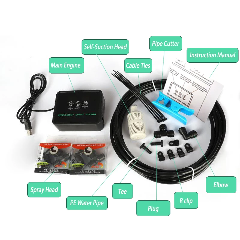 Touch Screen Tropical Rain Forest Ecological Sprinkler System Automatic Watering Potted Garden Sprayer Aquarium Sprinkler System
Touch Screen Tropical Rain Forest Ecological Sprinkler System Automatic Watering Potted Garden Sprayer Aquarium Sprinkler System