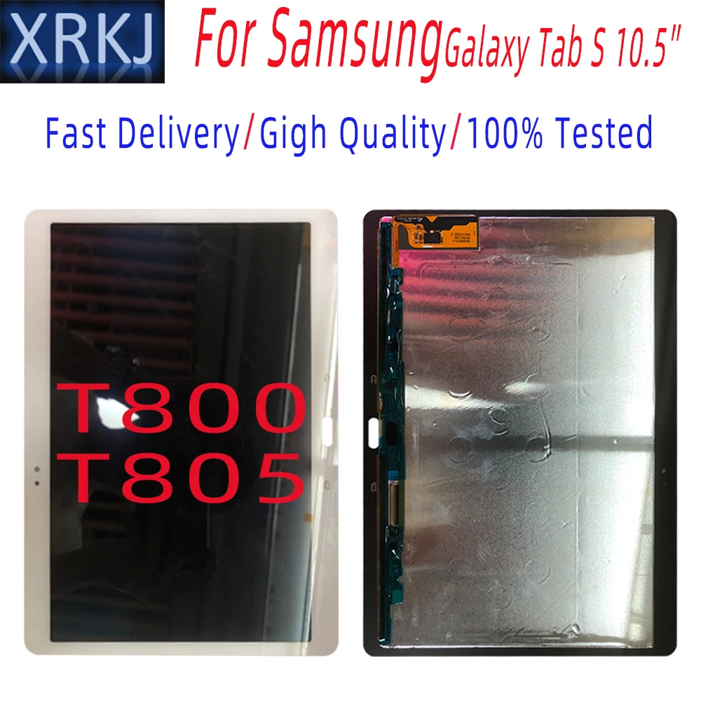 ЖК-дисплей 10,5 дюйма T800 T805 для Samsung GALAXY Tab S SM-T800 SM-T805, ЖК-дисплей, сенсорный экран, дигитайзер, сенсорная стеклянная панель в сборе, детали
ЖК-дисплей 10,5 дюйма T800 T805 для Samsung GALAXY Tab S SM-T800 SM-T805, ЖК-дисплей, сенсорный экран, дигитайзер, сенсорная стеклянная панель в сборе, детали